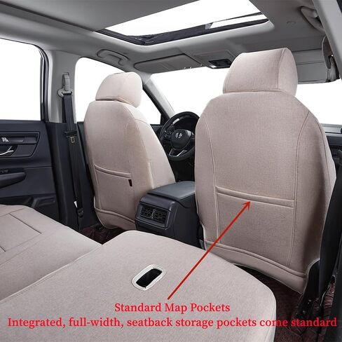 أغطية مقاعد Coverdream المخصصة متوافقة مع موديلات مختارة من Nissan Rogue Regular 2021 2022 2023 - جلد (أسود/رمادي، مجموعة كاملة) in Saudi Arabia