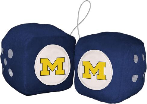 مجموعة FANMATS 32014 Michigan Team Color Fuzzy Décor مقاس 3 بوصات in Saudi Arabia