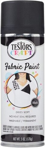 TESTOR CORPORATION Black Craft Fabric Paint, 5 Fl Oz (Pack of 1) in Saudi Arabia