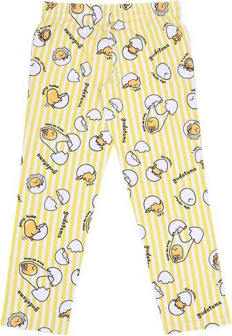 بنطال رياضي نسائي من Bioworld Gudetama مطبوع عليه شخصيات كاملة باللون الأصفر in Saudi Arabia
