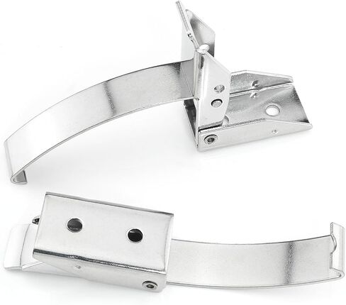 ITROLLE 2PCS Small 304 Stainless Steel Draw Toggle Latch Spring Toggle Lock Buckle Spring-Steel Hook with Screws in Saudi Arabia