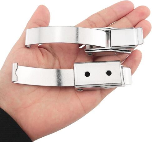 ITROLLE 2PCS Small 304 Stainless Steel Draw Toggle Latch Spring Toggle Lock Buckle Spring-Steel Hook with Screws in Saudi Arabia