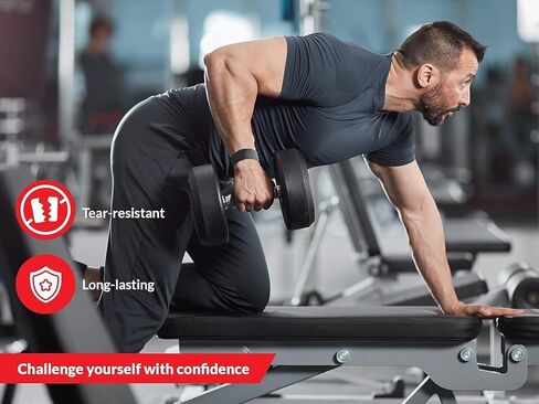 أحزمة رفع الأثقال من ريكين للصالة الرياضية - أحزمة اليد لرفع الأثقال قوية للغاية ومتينة - أحزمة رفع الأثقال للرجال - أحزمة رفع الأثقال للرجال مع خياطة معززة - أشرطة رفع الأثقال in Kuwait
