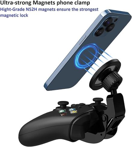 DOYO Controller Phone Mount for Switch Controller-MagSafe Gaming Phone Holder- Magnetic Mount for Nintendo Switch & Switch Lite Pro Controller in Saudi Arabia