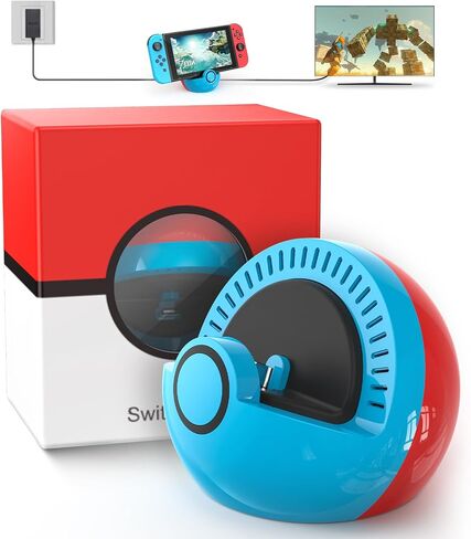 Antank Switch TV Dock, Docking Station for Switch/Switch OLED with 4K HDMI Adapter/USB 3.0/Type C Port, Switch Charging Dock Stand Replacement for Official Switch Dock in Kuwait