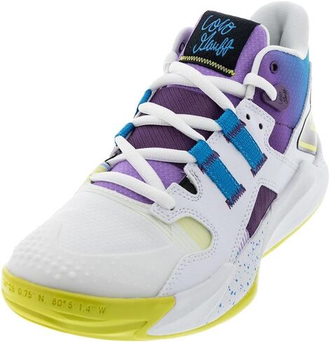 New Balance Unisex Coco CG1 D Width Tennis Shoes White and Purple Fade in Saudi Arabia
