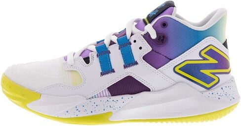 New Balance Unisex Coco CG1 D Width Tennis Shoes White and Purple Fade in Saudi Arabia