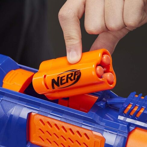 Trilogy DS-15 Nerf N-Strike Elite Toy Blaster مع 15 سهمًا رسميًا من Nerf Elite و5 قذائف - للأطفال والمراهقين والبالغين in Kuwait