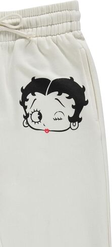 Betty Boop للسيدات Original Joggers، Bonnie، Margie، و Mae Varsity Athletic Jogger Sweatpants عتيق متعدد المطبوعات in Saudi Arabia