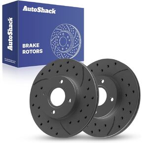 AutoShack Brake Rotors Front Brake Rotor Replacement Kit for 2011-2019 Ford Fiesta 1.0L 1.6L FWD R64178PR in Kuwait