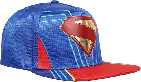 Concept One Superman Baseball Cap, Adult Snapback Hat with Flat Brim in Saudi Arabia