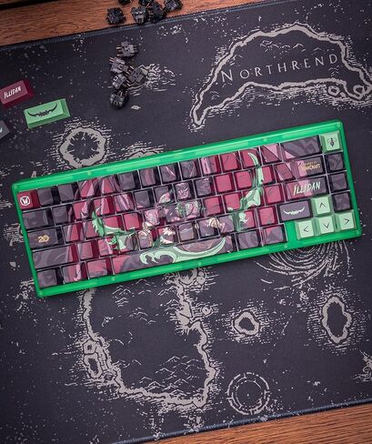 World of Warcraft الحرب داخل لوحة الماوس للألعاب ، حصيرة ماوس كمبيوتر ، حافة مخيط مسطحة ، قاعدة مطاطية غير قابلة للانزلاق ، والاعبين واستخدام المكتب ، 35 × 16 - مرخص رسميًا in Kuwait