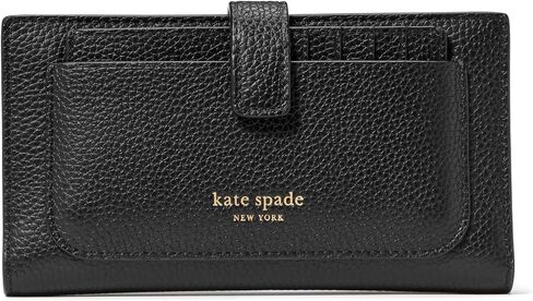 kate spade new york AVA Colorblocked Pebbled Leather 2 in 1 Bifold Wallet, Jungle Vine Multi in Saudi Arabia