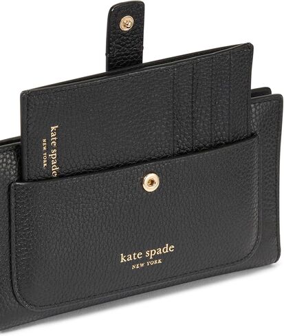 kate spade new york AVA Colorblocked Pebbled Leather 2 in 1 Bifold Wallet, Jungle Vine Multi in Saudi Arabia