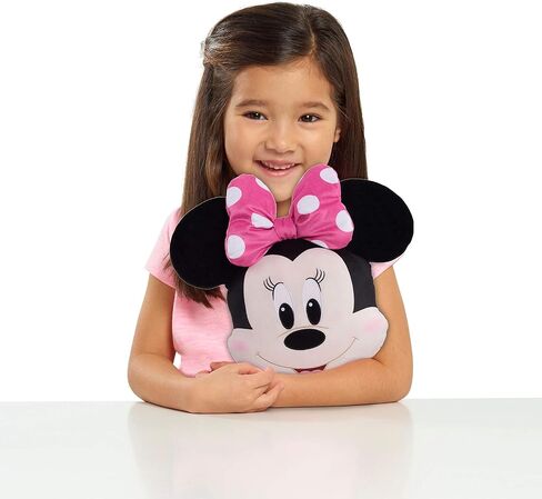 Disney Classics Character Heads, Mickey Mouse, 13-Inch Plushie, Soft Pillow Buddy Toy for Kids, Officially Licensed Kids Toys for Ages 2 Up by Just Play in Saudi Arabia