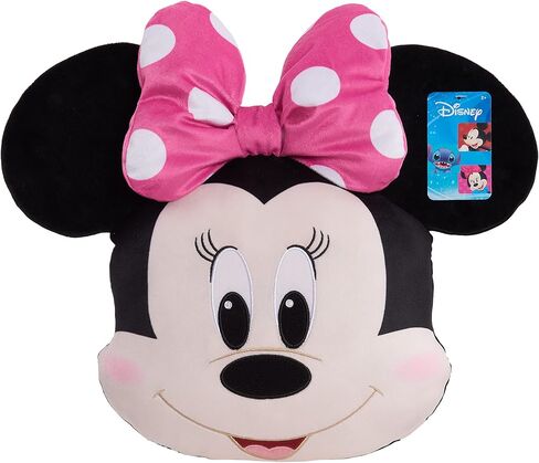 Disney Classics Character Heads, Mickey Mouse, 13-Inch Plushie, Soft Pillow Buddy Toy for Kids, Officially Licensed Kids Toys for Ages 2 Up by Just Play in Saudi Arabia