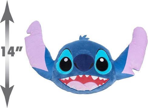 Disney Classics Character Heads, Mickey Mouse, 13-Inch Plushie, Soft Pillow Buddy Toy for Kids, Officially Licensed Kids Toys for Ages 2 Up by Just Play in Saudi Arabia