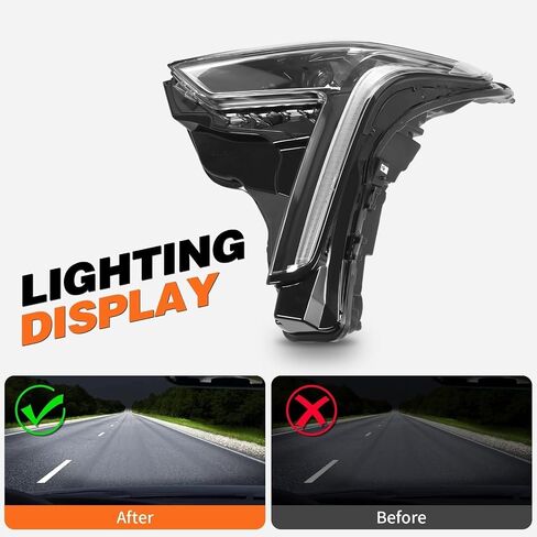 Left Driver Side Headlight Compatible with 2019-2021 CT6 ﻿ in Saudi Arabia