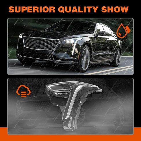 Left Driver Side Headlight Compatible with 2019-2021 CT6 ﻿ in Saudi Arabia