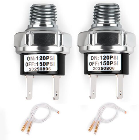 120-150psi 1/4 "-18 مفتاح ضغط الهواء 24V in Kuwait
