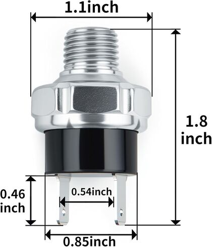 120-150psi 1/4 "-18 مفتاح ضغط الهواء 24V in Kuwait
