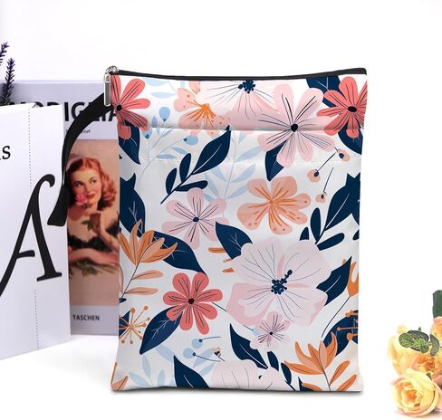 Book Sleeve, Book Covers for Paperbacks,Book Sleeves with Zipper, Book Pouch Butterfly Lover Gifts, Butterfly Themed Gifts for Women Librarian Teacher Daughter Graduation Birthday Christmas Gifts in Saudi Arabia