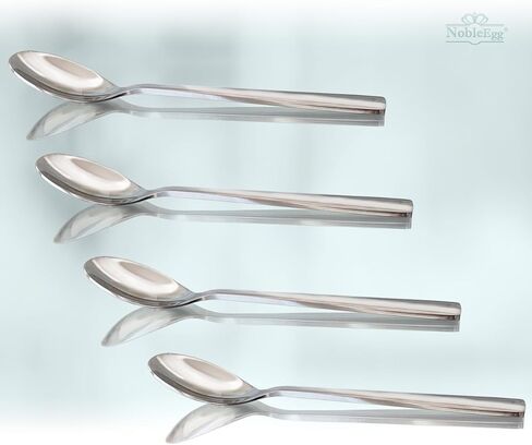 NobleEgg Egg Spoons for Soft Boiled Eggs | 18/10 Stainless Steel | 5.5 inches | Set of 4 in Saudi Arabia