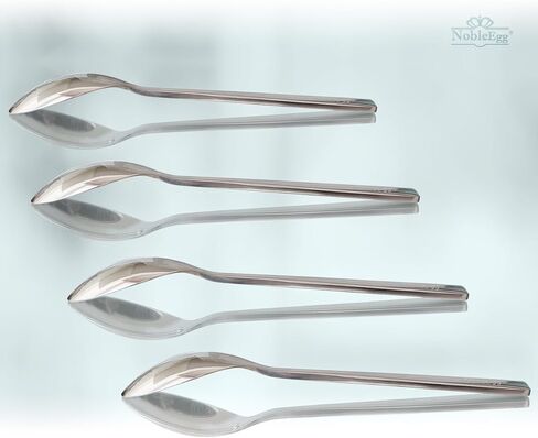 NobleEgg Egg Spoons for Soft Boiled Eggs | 18/10 Stainless Steel | 5.5 inches | Set of 4 in Saudi Arabia