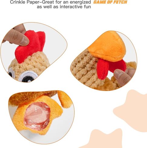 Squeaky Dog Toys Octopus-Tug of War Dog Plush Toy for Large Breed Interactive Dog Chew Toys for Puppies Small and Large Dogs Training and Reduce Boredom (Orange, Octopus) in Saudi Arabia