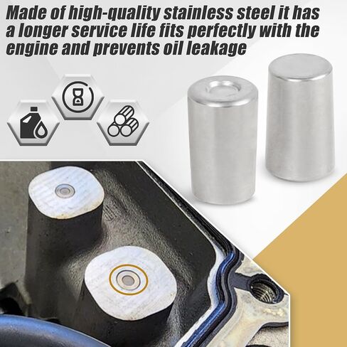 10 PCS Engine Plugs تناسب محركات GM غير AFM 4.8 5.3 6.0 6.2 2008-2023 LSX & LT ، الفولاذ المقاوم للصدأ in Kuwait