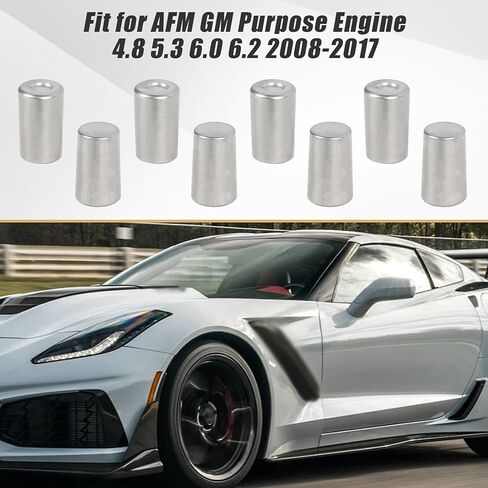 10 PCS Engine Plugs تناسب محركات GM غير AFM 4.8 5.3 6.0 6.2 2008-2023 LSX & LT ، الفولاذ المقاوم للصدأ in Kuwait