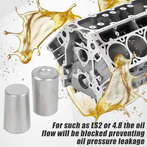 10 PCS Engine Plugs تناسب محركات GM غير AFM 4.8 5.3 6.0 6.2 2008-2023 LSX & LT ، الفولاذ المقاوم للصدأ in Kuwait