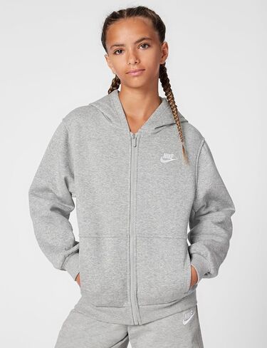 Nike Kids 'Sportswear Club Fleece Full-Zip Hoodie in Kuwait