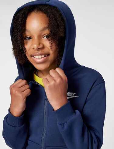 Nike Kids 'Sportswear Club Fleece Full-Zip Hoodie in Kuwait