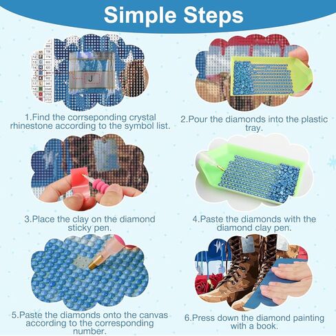 AIRDEA Flowers Diamond Art Painting Kits for Adults Beginners 5D DIY Round Full Drill Pansies Flower Diamond Art Kits Spring Diamond Art Painting Kits Diamond Picture Art,11.8x15.7inch(Pruple) in Kuwait