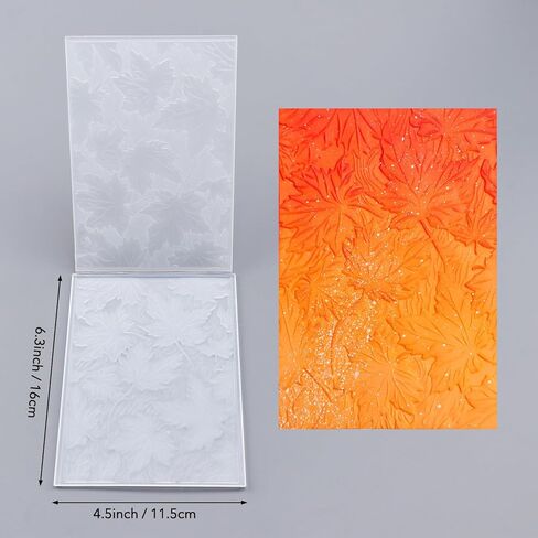 Briartw 3D Embossing Folder for Card Making,Tree on Snowy Day Clear Plastic Texture Fades Embossing Folder Template for Scrapbooking and Other Paper Craft Album Stamps DIY Decoration in Saudi Arabia