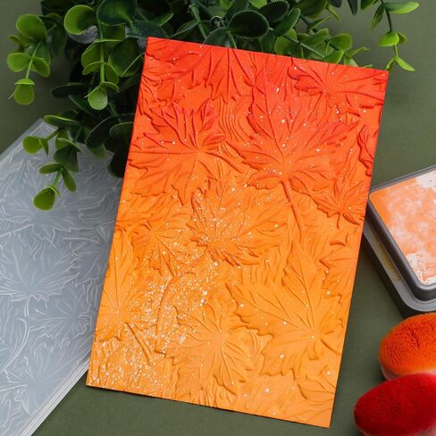 Briartw 3D Embossing Folder for Card Making,Tree on Snowy Day Clear Plastic Texture Fades Embossing Folder Template for Scrapbooking and Other Paper Craft Album Stamps DIY Decoration in Saudi Arabia