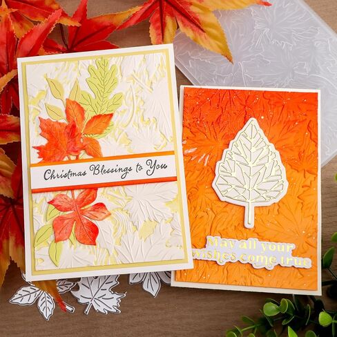 Briartw 3D Embossing Folder for Card Making,Tree on Snowy Day Clear Plastic Texture Fades Embossing Folder Template for Scrapbooking and Other Paper Craft Album Stamps DIY Decoration in Saudi Arabia
