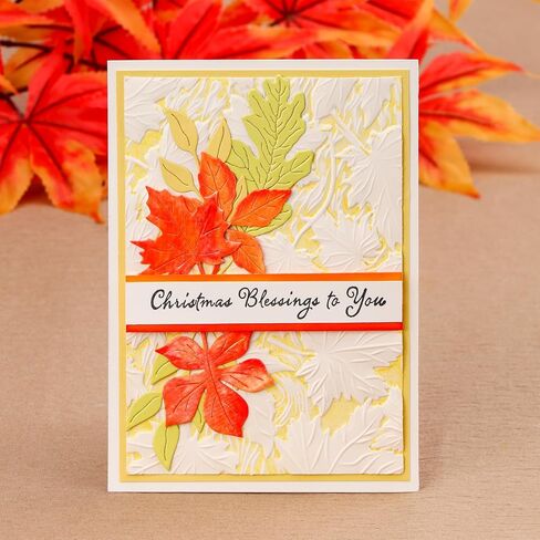 Briartw 3D Embossing Folder for Card Making,Tree on Snowy Day Clear Plastic Texture Fades Embossing Folder Template for Scrapbooking and Other Paper Craft Album Stamps DIY Decoration in Saudi Arabia