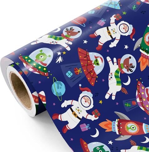WRAPAHOLIC Construction Wrapping Paper Roll - Mini Roll - 17 Inch x 16.5 Feet - Silver Foil Digger Tractor Truck Design Perfect for Kids Boys Birthday, Baby Shower in Kuwait