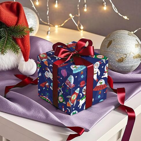 WRAPAHOLIC Construction Wrapping Paper Roll - Mini Roll - 17 Inch x 16.5 Feet - Silver Foil Digger Tractor Truck Design Perfect for Kids Boys Birthday, Baby Shower in Kuwait