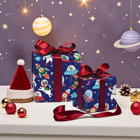 WRAPAHOLIC Construction Wrapping Paper Roll - Mini Roll - 17 Inch x 16.5 Feet - Silver Foil Digger Tractor Truck Design Perfect for Kids Boys Birthday, Baby Shower in Kuwait