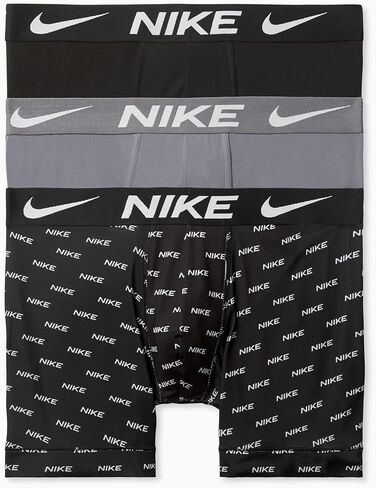 Nike 3PK Boxer Brief Cotton Mens Size XL Size XL ، اللون: أسود/متعدد in Saudi Arabia