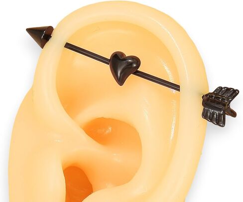 16G 3D HEART INDUSTRIAL JOWNGERY JELLEDRY STELL ، BARN INDUSTRICAL SILVER in Saudi Arabia