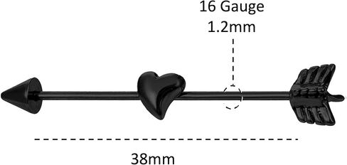16G 3D HEART INDUSTRIAL JOWNGERY JELLEDRY STELL ، BARN INDUSTRICAL SILVER in Saudi Arabia