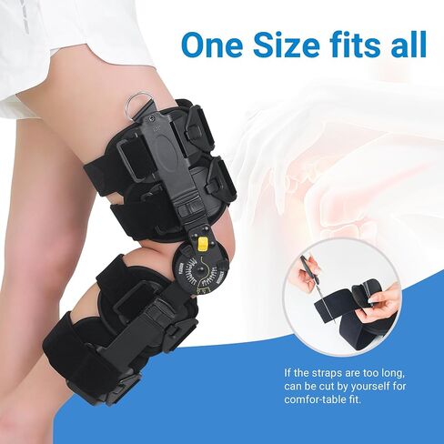 OA Unloader ROM Knee Brace Support - Relieve Arthritis Pain and Enhance Performance - Ideal for Men and Women in Sports and Daily Activities - Daul Side Stabilizers in Saudi Arabia