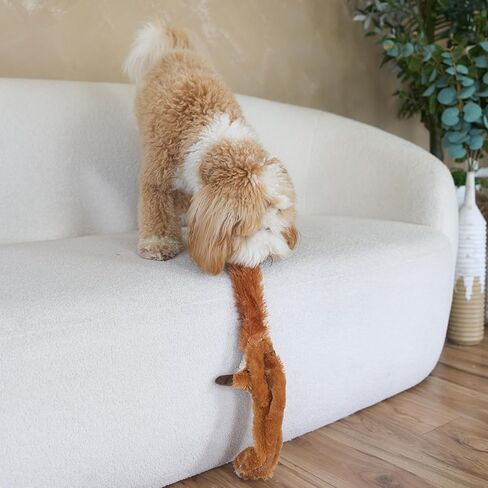 SPOT Skinneeez Flamingo Mini - Stuffing-Free Dog Toy with Squeaker, Great for Light to Moderate Chewers, Tug Toy for Small Dogs & Puppies, Soft and Durable, 13-inch in Kuwait