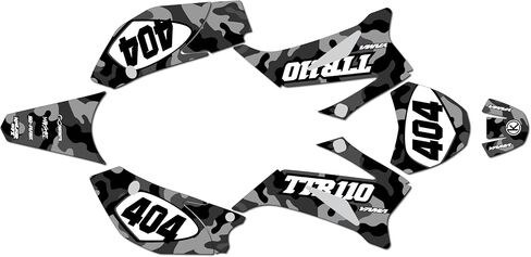 Graphics Kit for Yamaha TTR 110 (2008-2023) TTR110 Invasion Series Pink 09 Mil-Dirt Pit Bike Motorcycle Stickers,Dirtbike Racing Decal Automotive Motocross Accessories no Plastics in Kuwait