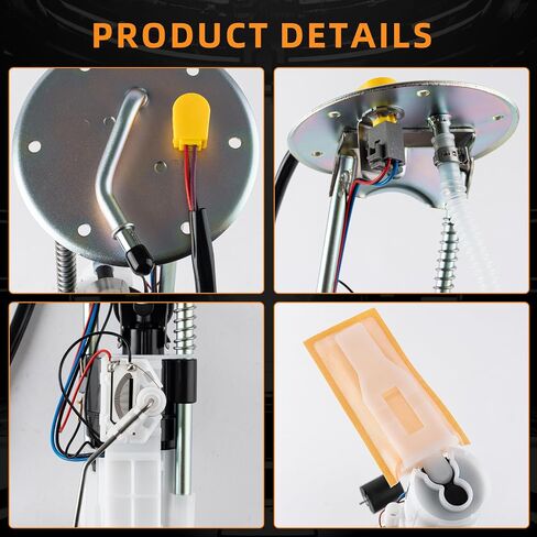 Electric Fuel Pump Assembly Compatible with Polaris Ranger 500 EFI CREW Midsize 2009-2013 Ranger 700 EFI CREW XP 2008-2009 Ranger 800 2010 4x4 6x6 Replace 2204306 in Saudi Arabia