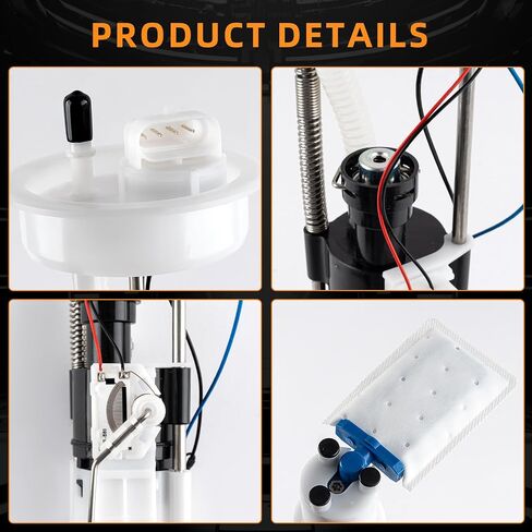 Electric Fuel Pump Assembly Compatible with Polaris Ranger 500 EFI CREW Midsize 2009-2013 Ranger 700 EFI CREW XP 2008-2009 Ranger 800 2010 4x4 6x6 Replace 2204306 in Saudi Arabia
